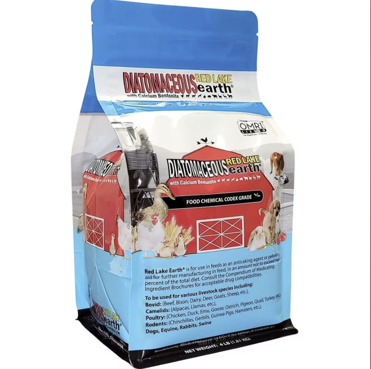 Edible authorized diatomaceous earth for dogs