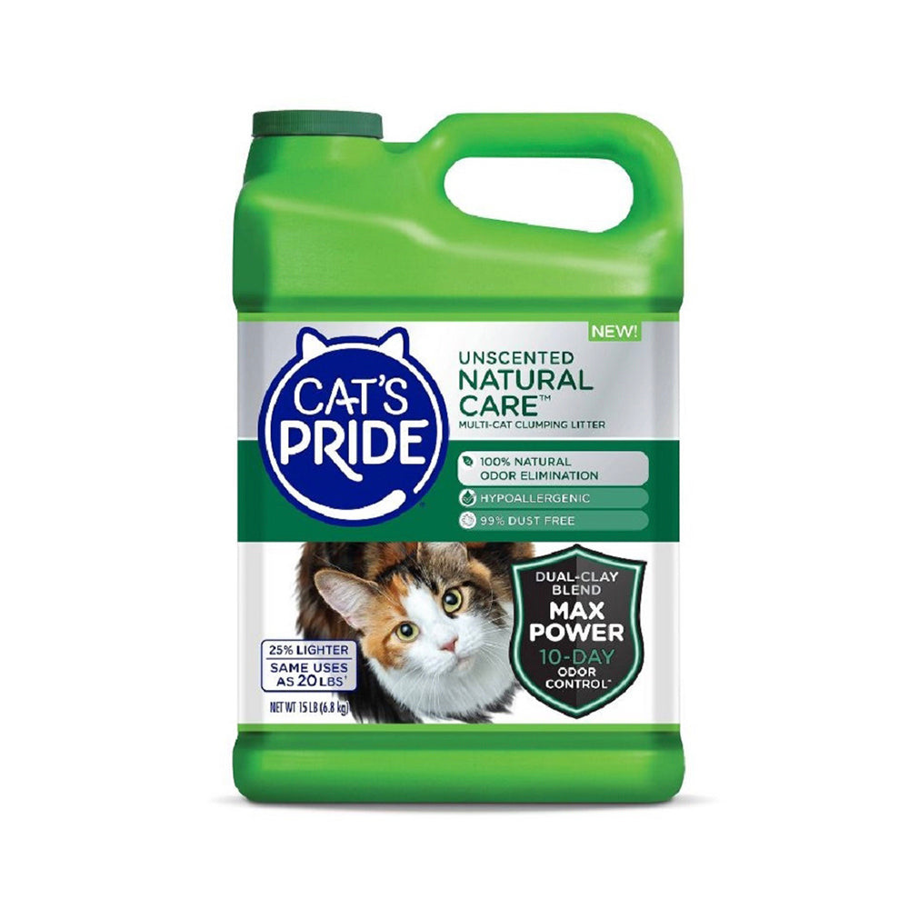 Cat's Pride Unscented Clumping Clay Cat Litter 10lb handle jug