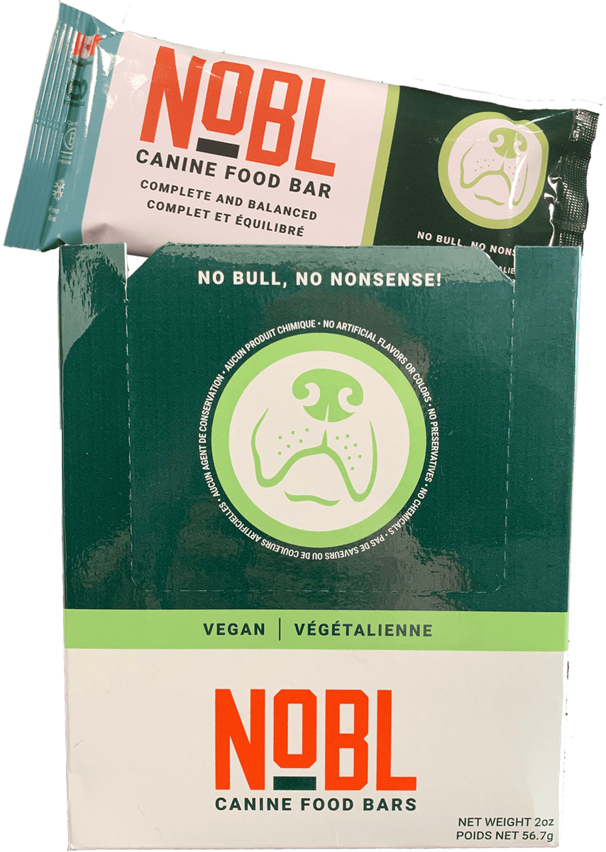 NOBL Adult Canine Food Bars Vegan Recipe Dry Dog Food