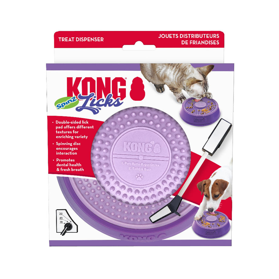 Kong - Licks Spinz Treat Dispenser – Queenie's Pets®