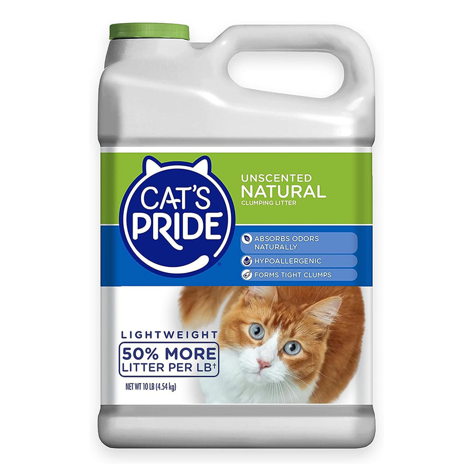 Cat's Pride Unscented Clumping Clay Cat Litter 15lb handle jug