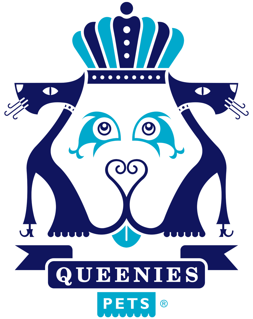 Queenie's Pets®-Making The Lives of Pets & Their Humans Better® logo