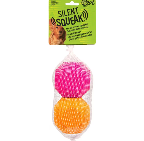 GoDog Silent Squeak Balls for Dogs – Queenie's Pets®
