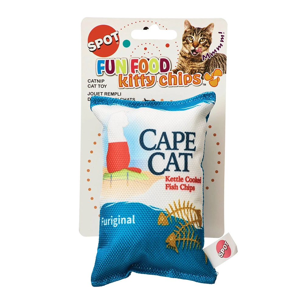 Spot Fun Food Kitty Chips Toy - Assorted