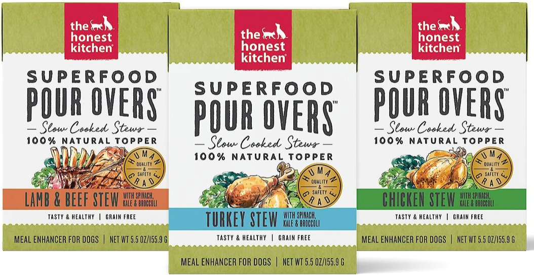 The Honest Kitchen Superfood Pour Over Variety Pack Queenie s