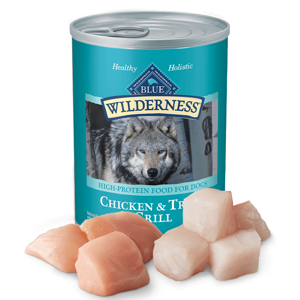 Blue wilderness chicken outlet and trout