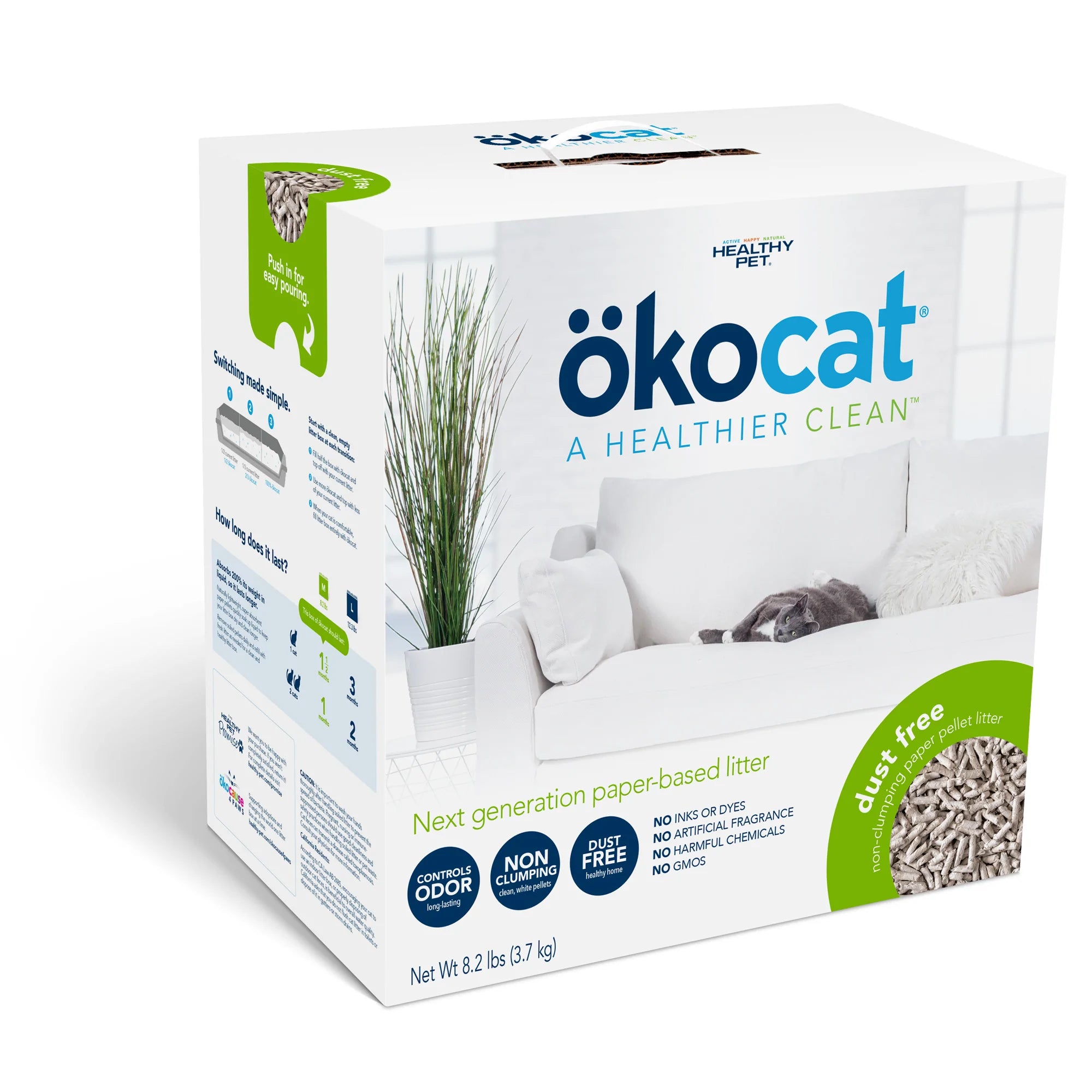 Cleaning non clumping cat litter hot sale