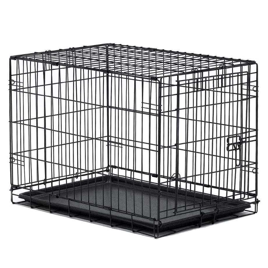 McLovin s Double Door Pet Crate Black 48 Queenie s Pets
