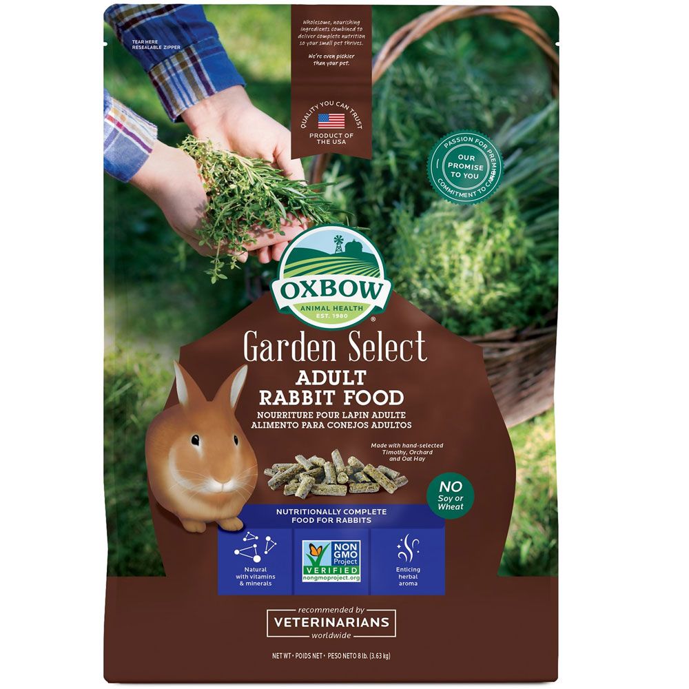 Ox Mix Rabbit Oxbow - Garden Select Adult Rabbit Food – Queenie's Pets®